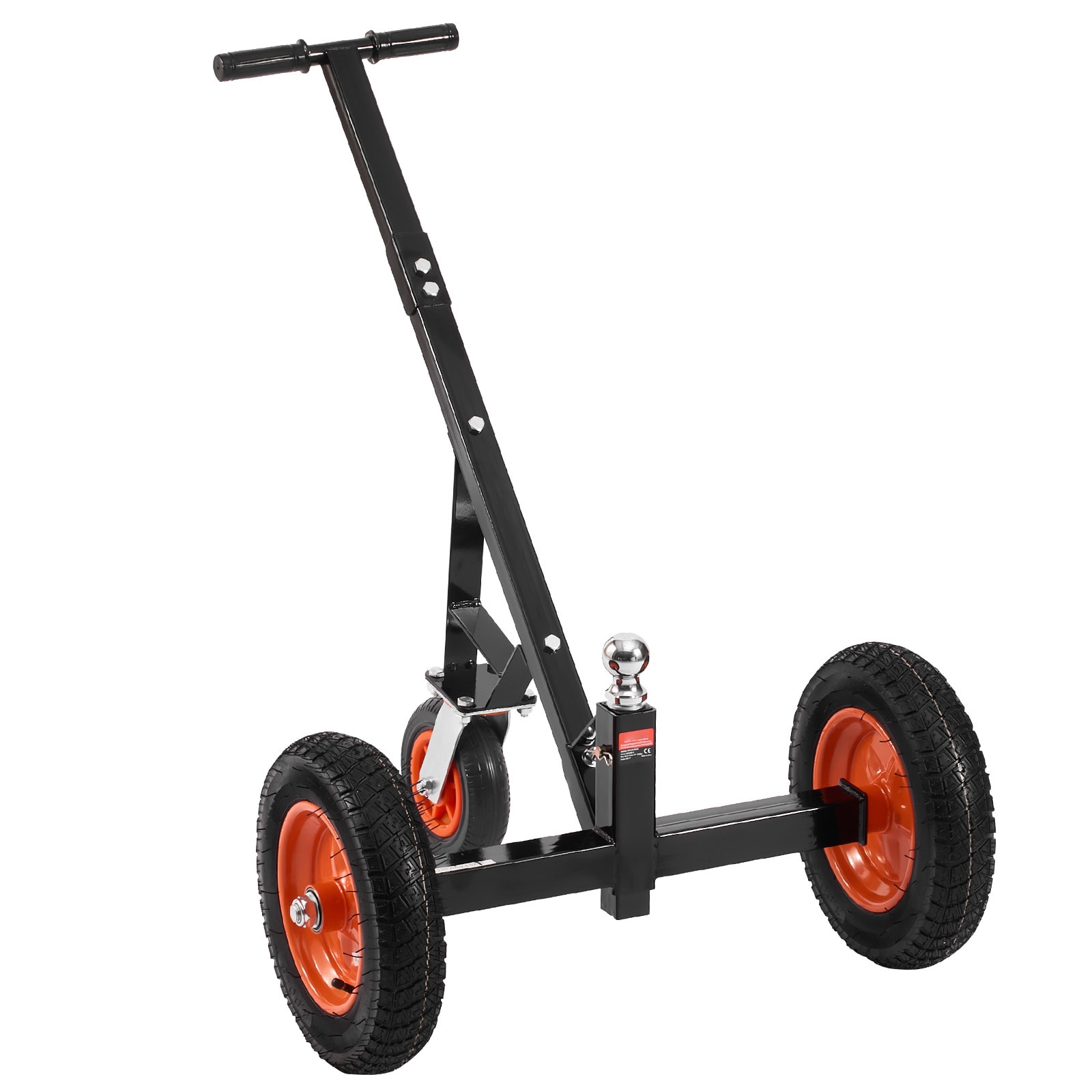 Trailer Dolly With Adjustable Height Ball And Large Pneumatic Tires_voghion.com